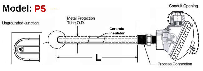 Noble Metal Thermocouple,Type R Thermocouple,Type B Thermocouple,Type S Thermocouple,S Type Thermocouple,R Type Thermocouple,B Type Thermocouple,Thermocouple Manufacturers in India